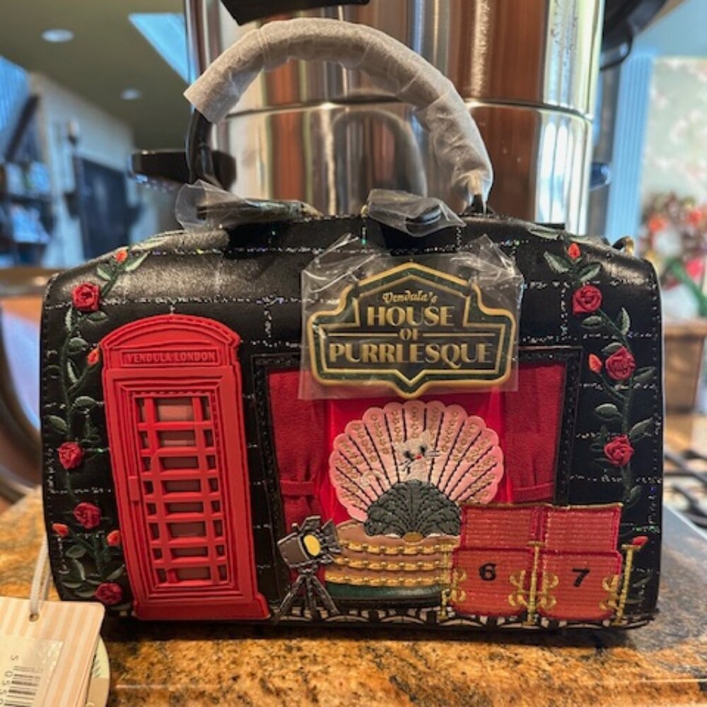 NWT Vendula's Purrlesque Club Hollis Bag.